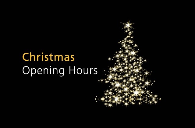 Christmas Opening Hours 2024