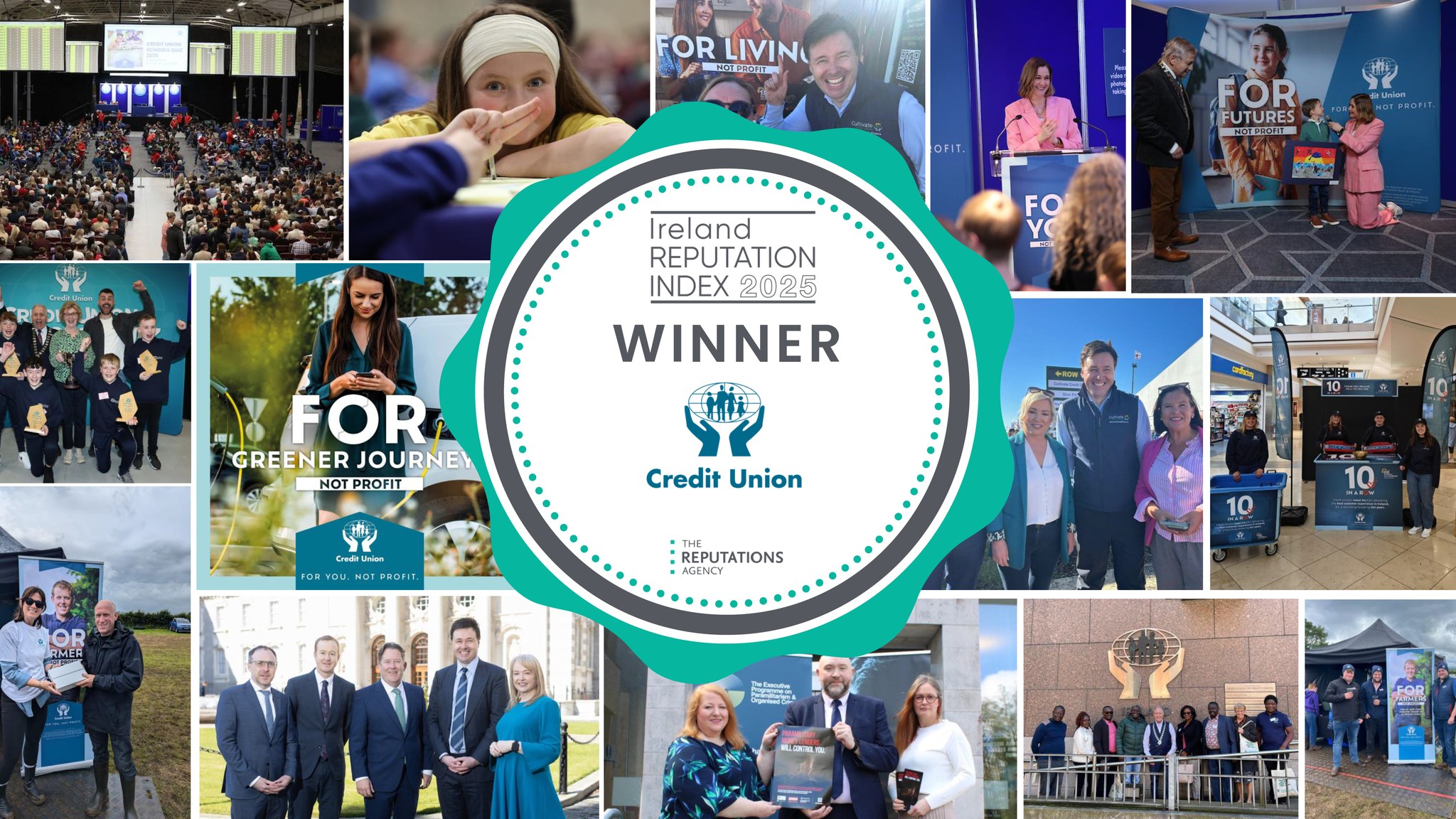 Three in a Row: Credit Unions Top Ireland Reputation Index 2025